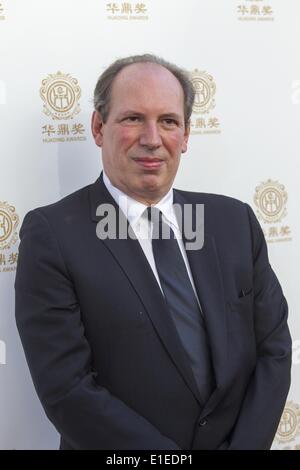 Los Angeles, Californie, USA. 1er juin 2014. Compositeur et producteur de musique de film Hans Zimmer arrive à l'Huading Film Awards à la Ricardo Montalban Theatre le dimanche, Juin 1, 2014, à Hollywood, Californie. Ringo : crédit Chiu/ZUMAPRESS.com/Alamy Live News Banque D'Images