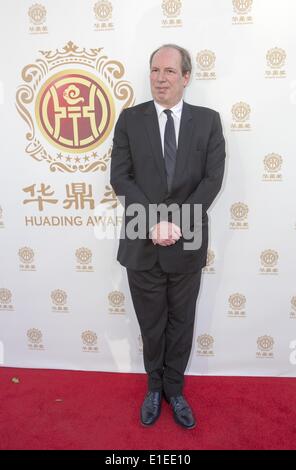 Los Angeles, Californie, USA. 1er juin 2014. Compositeur et producteur de musique de film Hans Zimmer arrive à l'Huading Film Awards à la Ricardo Montalban Theatre le dimanche, Juin 1, 2014, à Hollywood, Californie. Ringo : crédit Chiu/ZUMAPRESS.com/Alamy Live News Banque D'Images