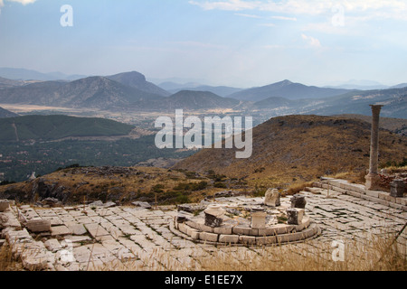 La Turquie Isparta Ağlasun Pisidie romaine ruines archéologiques Sagalassos Roms Panorama Coucher du soleil Empire romain Site Archéologique S Banque D'Images