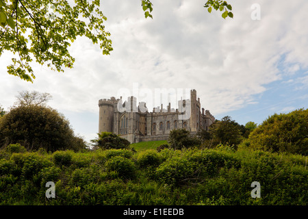 Château du 11ème siècle à Arundel, South Downs, West Sussex, UK Banque D'Images