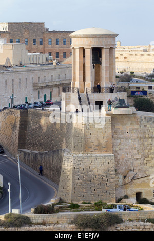 Le Siege Bell Memorial, Malte Banque D'Images