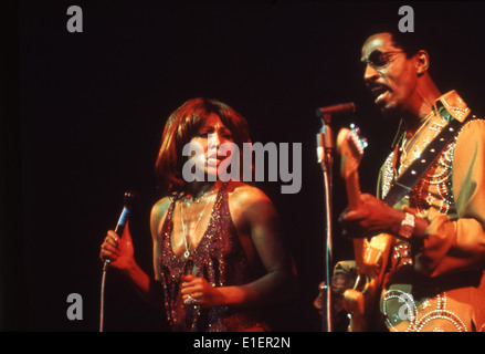 IKE et Tina Turner-nous sur duo pop 1972. Photo van Houten Banque D'Images