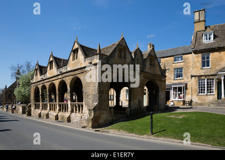 Market Hall, High Street, Chipping Campden, Cotswolds, Gloucestershire, Angleterre, Royaume-Uni Banque D'Images