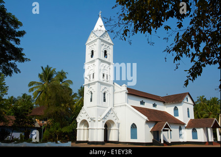 L'Inde, Etat du Kerala, Calicut kozhikode, Inde du Sud ou de l'église 1842 Banque D'Images