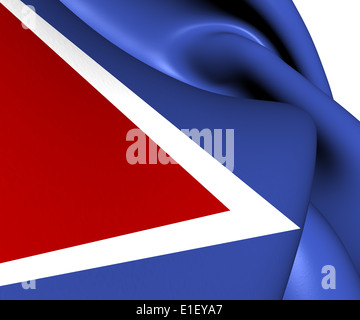 Pavillon de Cabo Rojo, Puerto Rico. Close Up. Banque D'Images