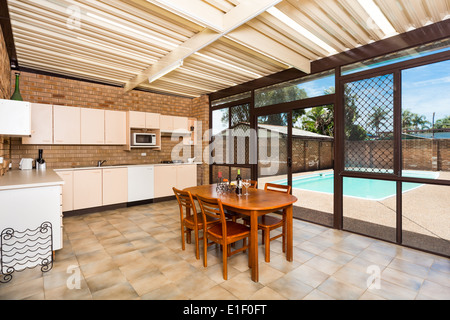 Style années 70 Australian home Banque D'Images