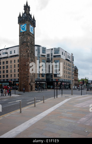 Le péage Steeple Merchant City Glasgow Cross Glasgow Scotland UK Banque D'Images