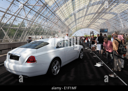 Rolls-Royce Wraith à l'AMI - Salon International de l'Auto Mobile le 1er juin 2014 à Leipzig, Allemagne Banque D'Images
