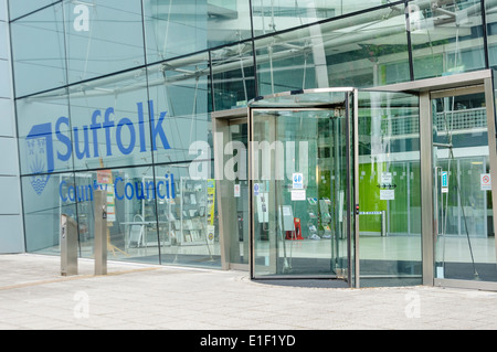 Les bureaux du conseil de comté de Suffolk, Ipswich Banque D'Images