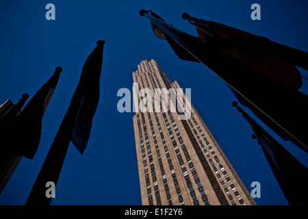 Le Centre Rockefeller building, Midtown Manhattan, New York USA Banque D'Images