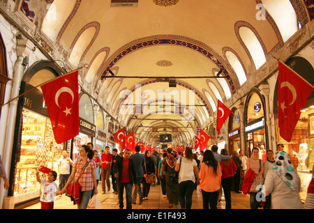 Grand bazar à Istanbul Banque D'Images