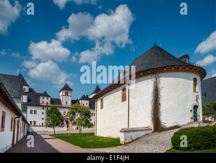 De puits, d'un pavillon de chasse du château Augustusburg (Jagdschloss Augustusburg), Saxe, Allemagne Banque D'Images