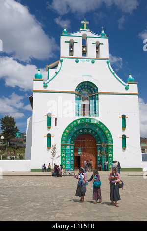 Église San Juan Chamula Chiapas Mexique Banque D'Images