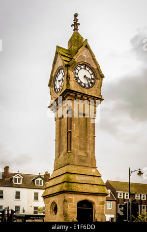 Tour de l'horloge, Thirsk. Banque D'Images