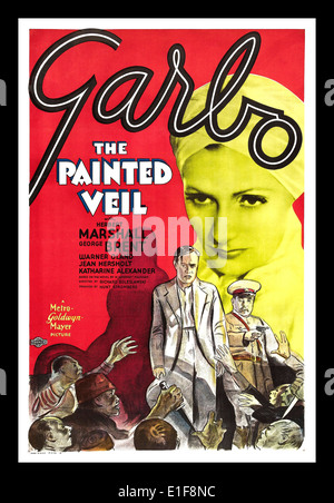 Le Painted Veil est un film américain de 1934 réalisé par Ryszard Bolesławski et avec Greta Garbo. Film MGM Banque D'Images