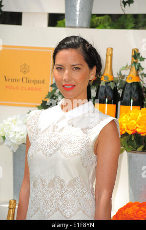 Jersey City, New Jersey le 31 mai 2014. Olivia Munn assiste à la septième conférence annuelle du Veuve Clicquot Polo Classic au Liberty State Park. Banque D'Images