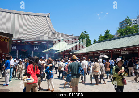 Tokyo Japon 2014 - quartier Asakusa temple Banque D'Images