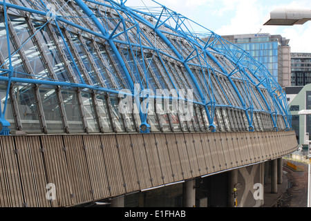Structure du toit à Waterloo International, ancien terminus Eurostar Banque D'Images