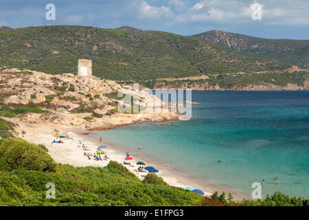 Costa del Sud, près de Chia, Province de Cagliari, Sardaigne, Italie, Méditerranée, Europe Banque D'Images