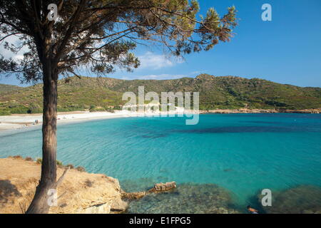 Costa del Sud, près de Chia, Province de Cagliari, Sardaigne, Italie, Méditerranée, Europe Banque D'Images