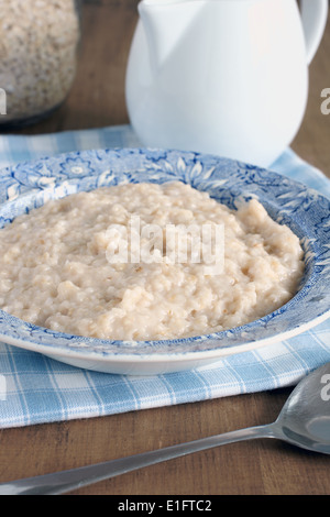 Bol de gruau ou porridge Banque D'Images