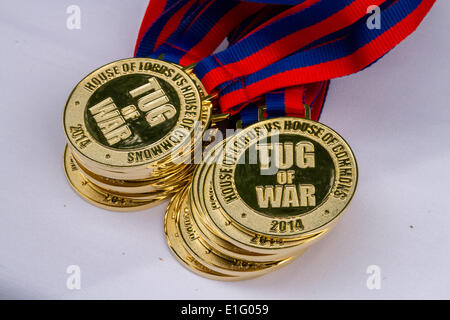 Westminster, London, UK. 06Th Juin, 2014. Remorqueur de la guerre entre députés et Lords dans match annuel de bienfaisance à Westminster, London Crédit : Guy Josse/Alamy Live News Banque D'Images