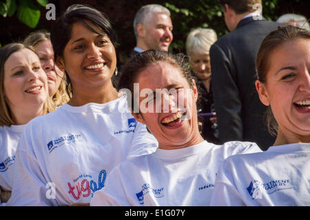 Westminster, London, UK. 06Th Juin, 2014. Remorqueur de la guerre entre députés et Lords dans match annuel de bienfaisance à Westminster, London Crédit : Guy Josse/Alamy Live News Banque D'Images