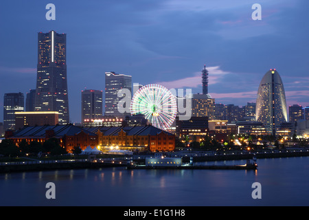 La ville de Yokohama au Japon , skyline Banque D'Images