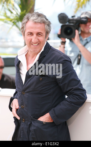 L'acteur Richard Anconina à l'appel de photos pour la caméra d'Or au Jury du 67e Festival de Cannes, le samedi 17 mai 2014 Banque D'Images