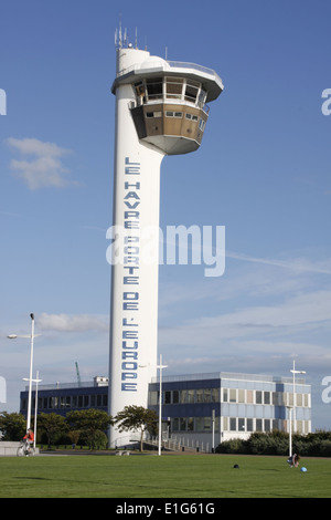 Phare, capitaine de la station du Havre, Seine-Maritime, Normandie, France. Banque D'Images