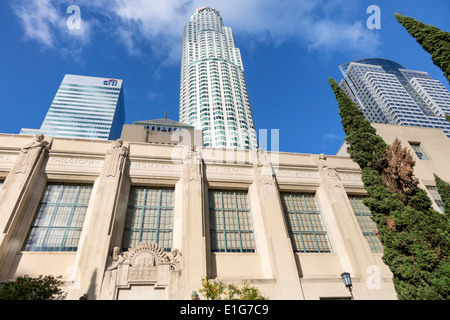 Los Angeles Californie, centre-ville, gratte-ciel de la ville, bibliothèque publique de Los Angeles, bibliothèque centrale Richard J. Riordan, immeuble Goodhue, 1926, EGY Banque D'Images