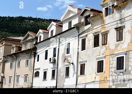 Vieille ville historique de Bakar, région Primorje, Mer Adriatique, la Croatie, l'UNION EUROPÉENNE Banque D'Images