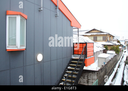 Japon- Feb14 : la neige plus lourde depuis des décennies à Tokyo et dans d'autres régions du Japon , le Fév 14, 2014 au Japon Banque D'Images