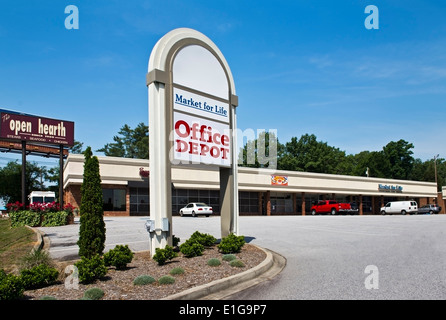 Hampton Village Center de Taylors, Caroline du Sud Banque D'Images