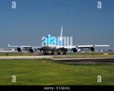 PH-BFG KLM Royal Dutch Airlines Boeing 747-406 à Schiphol (AMS - EHAM), aux Pays-Bas, 16mai2014, pic-1 Banque D'Images