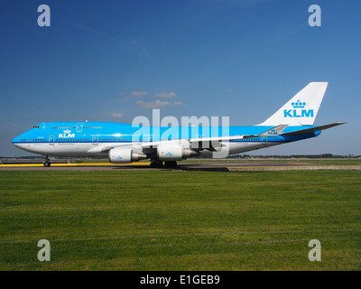 PH-BFG KLM Royal Dutch Airlines Boeing 747-406 à Schiphol (AMS - EHAM), aux Pays-Bas, 16mai2014, pic-6 Banque D'Images