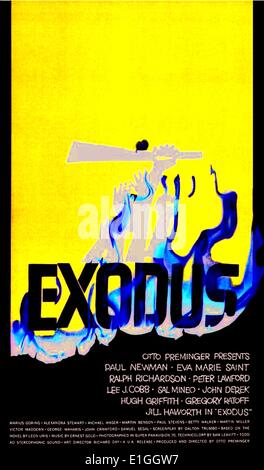 Un exode 1960 epic war film avec Paul Newman. Banque D'Images