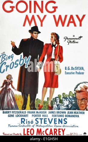 J'ai plus l'un 1944 American musical comedy/drama film avec Bing Crosby. Banque D'Images