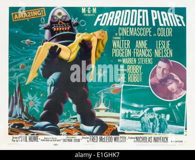 Planète interdite, un film de science-fiction 1956 avec Walter Pidgeon, Anne Francis, Leslie Nielsen. Banque D'Images