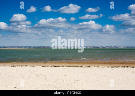 Plage de Ryde sur l'île de Wight Angleterre Angleterre Europe Banque D'Images