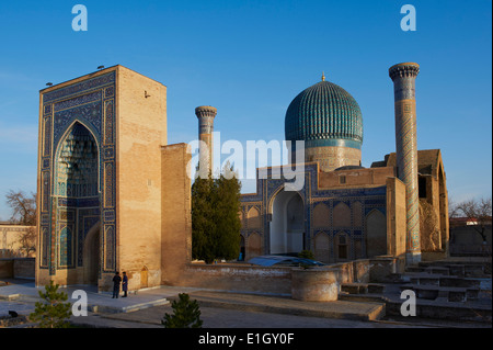 L'Ouzbékistan, Samarkand, Unesco World Heriatge, mausolée Gour Emir Timur (Tombeau) Banque D'Images