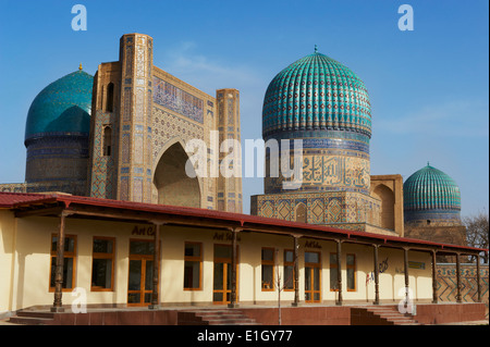 L'Ouzbékistan, Samarkand, Heriatge mondiale de l'Unesco, la mosquée Bibi Khanoum Banque D'Images