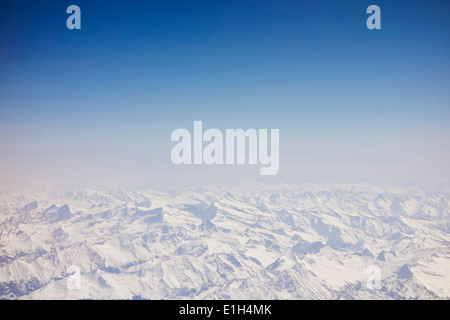 Birdseye view of Alpes allemandes, au sud de Munich, Allemagne Banque D'Images