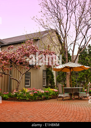 patio extérieur Banque D'Images
