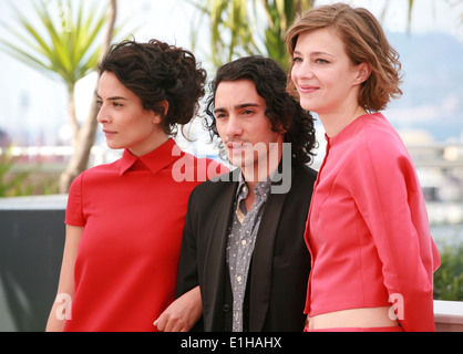 Nailia Harzoune, Rachid Youcef et Céline Sallette appel à la photo pour le film Geronimo, à la 67ème Festival du Film de Cannes Banque D'Images