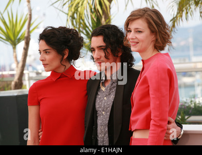 Nailia Harzoune, Rachid Youcef et Céline Sallette appel à la photo pour le film Geronimo, à la 67e Festival de Cannes, Tu Banque D'Images