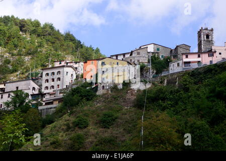 Village de marbre de Carrare,Toscane,colonnata Banque D'Images