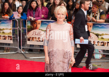 BFI Southbank, Riverside, Londres, Royaume-Uni. Le 05 juin 2014. Miranda Richardson arrive en avance sur le Royaume-uni Première du film Belle Crédit : Richard Soans/Alamy Live News Banque D'Images