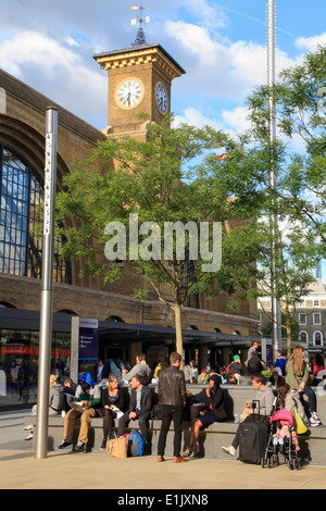 Royaume-uni, Angleterre, Londres, King's Cross Station, Banque D'Images
