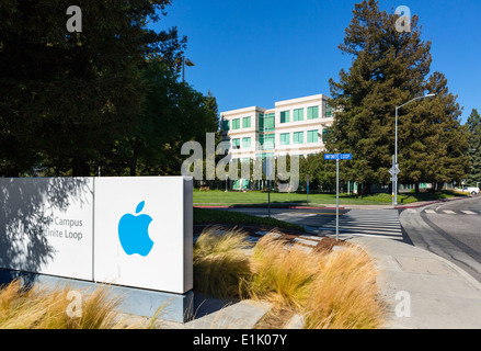 The Old Apple Inc Head Office Campus, One Infinite Loop, Cupertino, Californie, États-Unis Banque D'Images